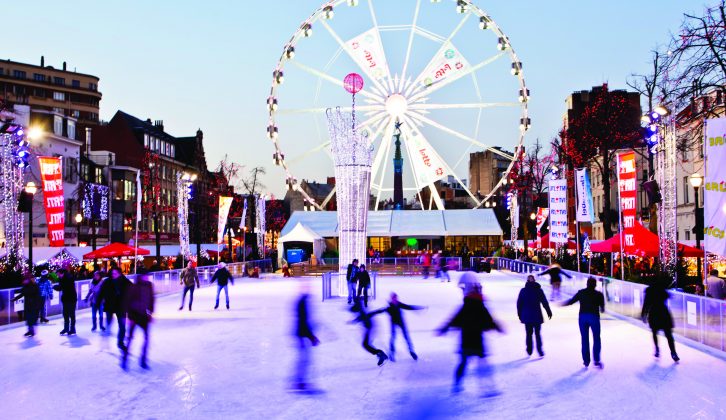 Brussels also has a great ice rink and ferris wheel, as well as evening entertainment – great for your Christmas holidays