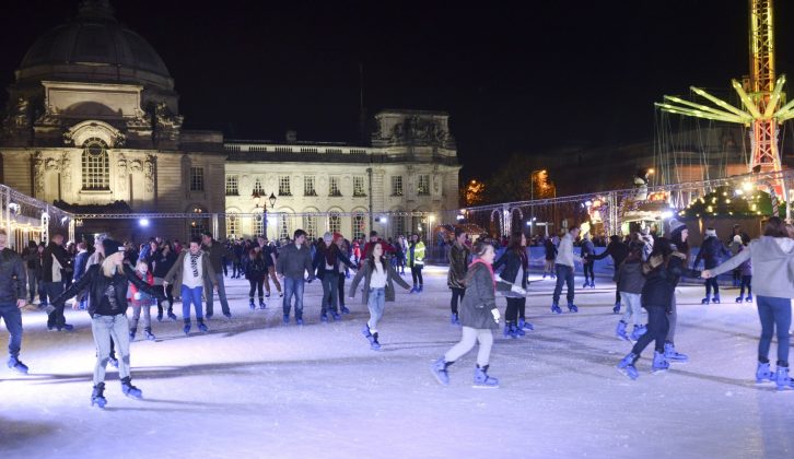 As well as the ice rink, you can enjoy local foods at the Alpine Village and shop at over 80 craft and gift stalls when you visit Cardiff this Christmas