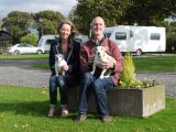 Brunette Cottage Caravan Park CL in Shropshire is very dog friendly – the owners' pets can testify to that!