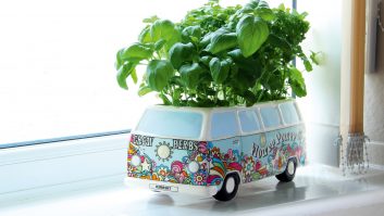 The Herbert Campervan Planter (priced at £19.95) could be the ideal Christmas present idea for a green fingered motorcaravanner