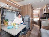 Our test 'van featured a half-dinette configuration but Swift is also offering the Esprit 494 with a parallel lounge instead for no extra cost