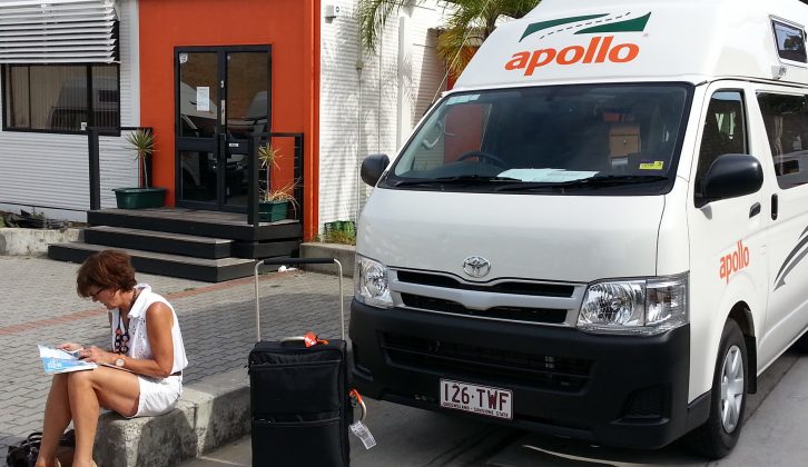 The motorhome hire company was the first port of call after landing in Australia – then it's time to hit the road!