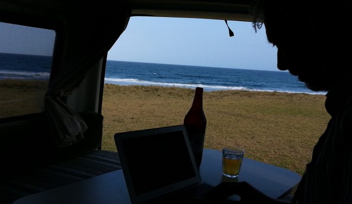 This is what we call a room with a view – a picture perfect office on the move