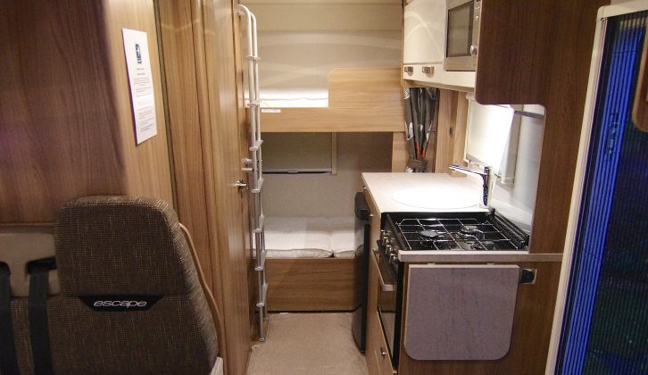 It is nearly 7m long, but the six-berth Swift Escape 696 is not cumbersome to drive