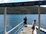 Cottage Point Wharf in Ku-Ring-Gai Chase National Park was one of the stop-offs in the final day of the Aussie tour