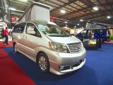 Made for the Japanese market, this Toyota Alphard based campervan turned heads on the Wellhouse stand