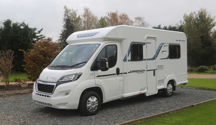 The Bailey Approach Advance 640 is one of the four models in this new range, which starts at £38,515 OTR for the 615 – see them at the NEC
