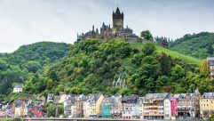 Discover fairytale castles, like Reichsburg in the Mosel Valley, which punctuate the German landscape