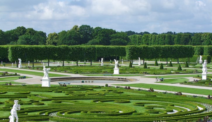 Herrenhausen, near Hanover, was the summer residence of the Georges after their accension to the British throne