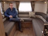 There's a wonderfully spacious U-shaped rear lounge in the Bessacarr Hi Style 496, which Mike Le Caplain reviews on TV for this episode of The Motorhome Channel