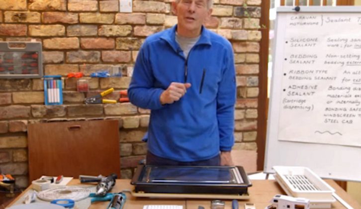 John Wickersham discusses motorhome DIY – and in this episode of The Motorhome Channel he gives expert advice on sealants