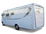 Measuring 2.3m (7'6") wide, 7.49m (24'6") long and 2.85m (9'4") tall, the Pilote Galaxy G740 G Sensation is available from Davan Caravans & Motorhomes in Weston-super-Mare in Somerset and from other UK dealerships for Pilote – http://po.st/3vxkxP