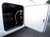 There's room for two 11kg gas bottles in the large offside gas locker behind the driver's seat, located close to the ground for easy access.