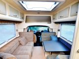 The Nu Rio Micro may be tiny, but it does offer a versatile living space – with the entrance door at the rear, the lounge can be set up in a number of combinations to suit the buyer, and there are four upholstery options available from Nu Venture Motorhomes