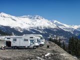 Practical Motorhome reader team members Ruth and Geoff Bass share their top aires for skiing in the Alps