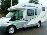 Your guide to buying a 2005-2013 Chausson Flash features this Chausson Flash 04 overcab model, built on a Ford Transit van base vehicle