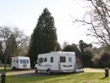 Attractive landscaping at Bath Marina and Caravan Park makes it feel rural, despite being right next to an A-road and near the centre of Bath