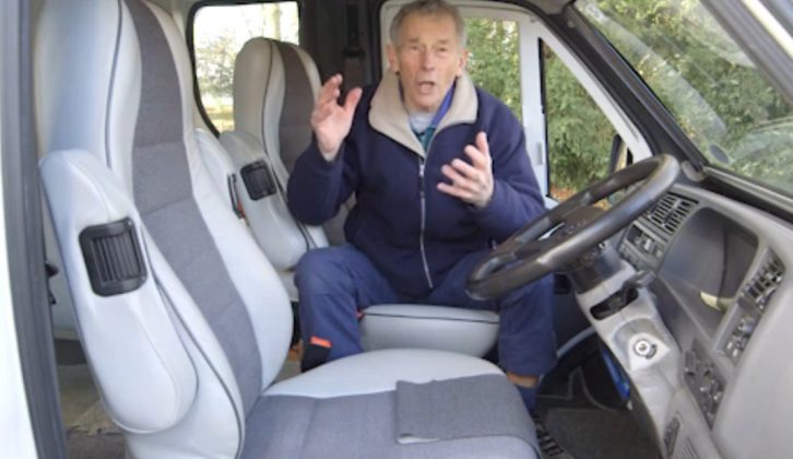 John Wickersham explains how you can improve your motorhome by changing the cab seats to some lovely new ones, perhaps even swivelling cab seats