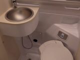 There's a pretty compact washroom in the new Westfalia Amundsen reviewed on TV by Practical Motorhome's Test Editor Mike Le Caplain