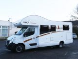 The Rimor Koala Elite 698 is an over cab coachbuilt with rear-wheel drive and a large rear garage