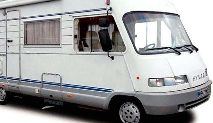 If you want more luxury for less money, buy a used motorhome such as this Hymer B 754, but first read the Practical Motorhome used 'van buyer's guide
