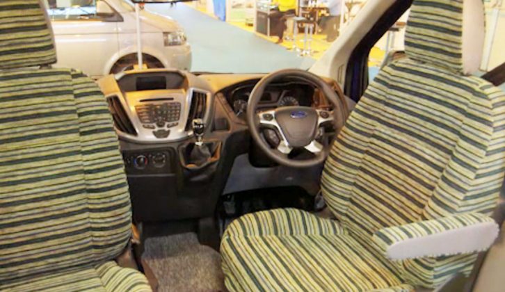 Swivel seats make the most of the space in the new Murvi Morello, reviewed on The Motorhome Channel by Practical Motorhome