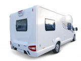 Based on the Fiat Ducato with a 2.3-litre turbodiesel, 130bhp engine, the Bessacarr Hi-Style 496 sleeps six