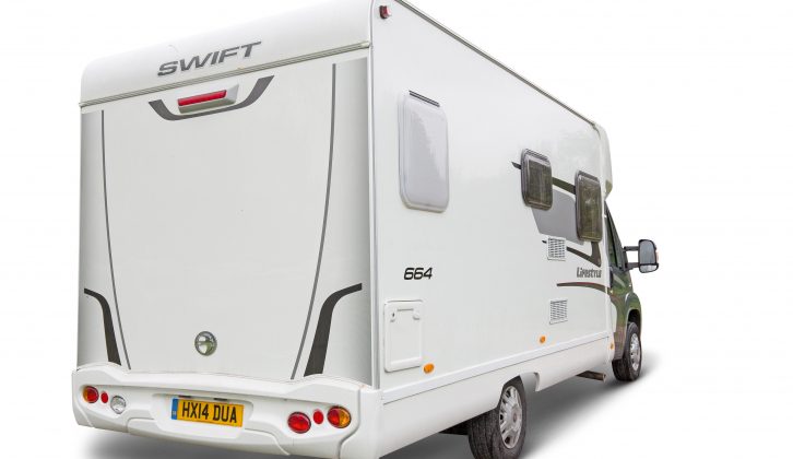 The Swift Lifestyle 664 is 2.85m (9'11") high and 2.31m (7'7") wide, so it's best to avoid some of those narrow country lanes
