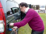 The mains hook-up connects on the offside, as does the refillable LPG tank, while the water tank filler is located on the nearside of the Auto-Sleeper Wave campervan reviewed by Practical Motorhome