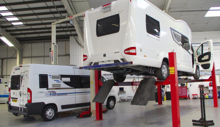 You can also buy parts and get your 'van serviced at the new home of Camper UK, reports Practical Motorhome's Mike Le Caplain