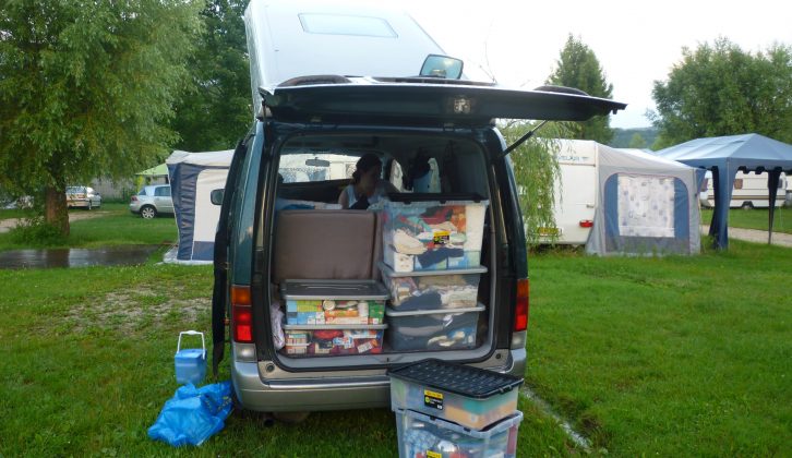 Touring in a compact camper with a baby calls for serious organisation – read more in Andrew's latest blog