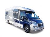 Priced at £66,790 at its launch, the Esprit 7150 DBM is a three-berth motorhome with an island bed and a sociable lounge