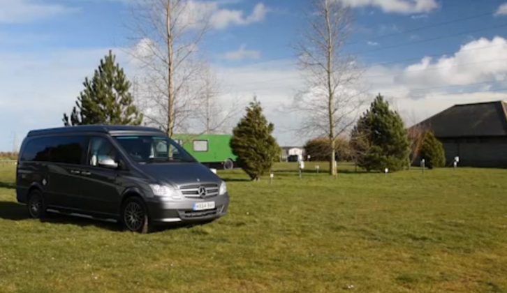We've pitched our Auto-Sleeper Wave at Two Chimneys Holiday Park – find out more about this campsite in Kent on TV