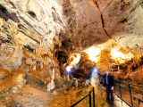 Slovenia is famous for its caves and the Postojna Cave is the most visited in Europe