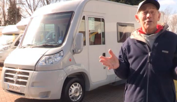 Looking for cheap A-class motorhomes for sale? John Wickersham finds a bargain 2008 PiloteCityVan and gives advice on what to look for when buying used motorhomes