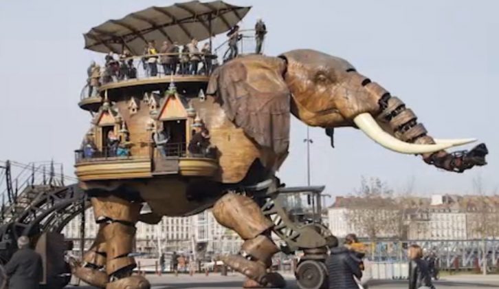 The magnificent mechanical elephant of Nantes is guaranteed to steal any show – so tune in to our latest TV show and enjoy the ride