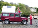 Artist John Dyer's decision to convert his Land Rover Defender into a campervan has made it a joy to work on location