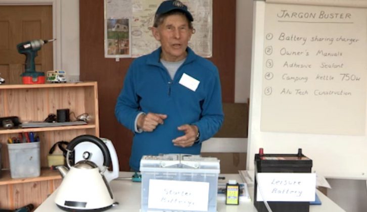 Motorhome expert John Wickersham demystifies the jargon surrounding battery sharing chargers, adhesive sealants and other items for your 'van