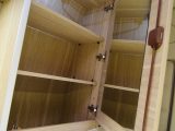 The rear wardrobe can be specified with a hanging rail or, as in our test ’van, a set of shelves – ideal for storing towels or T-shirts