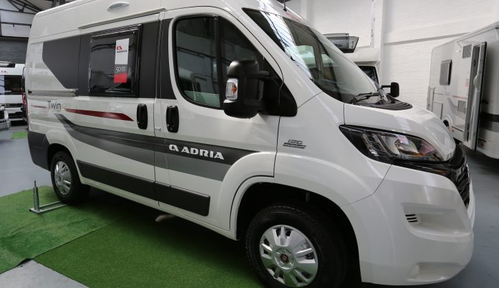 If you're looking for a compact panel van conversion consider the Adria Twin 500 S, is just 4.96m (16'3") long, 2.05m (6'8") wide and 4.96m (8'7") tall, yet offers all you need for two!