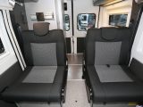 There are four belted travel seats in the Adria Twin 500 S, so you can use this 'van as your sole vehicle if you wish