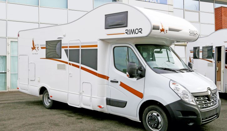 The choice of new rear-wheel-drive motorhomes is limited, but this Renault Master-based Rimor is one option