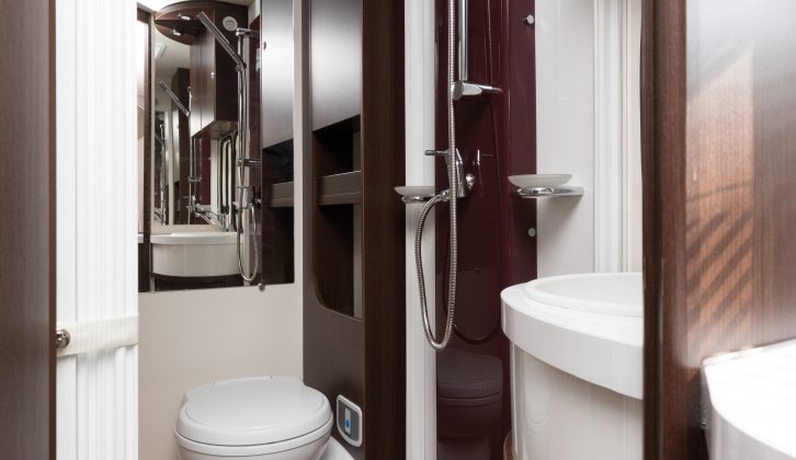 We think putting the shower at the far rear with the loo further forward would be a better use of the 231’s available floor space