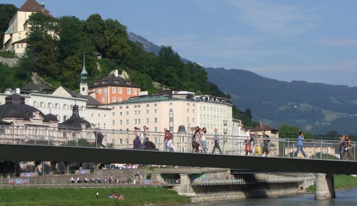 You've three campsites to choose from when you visit Salzburg