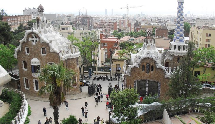 Go to Gaudí's fun Park Güell when you visit Barcelona – and the city has several sites where you can pitch your 'van