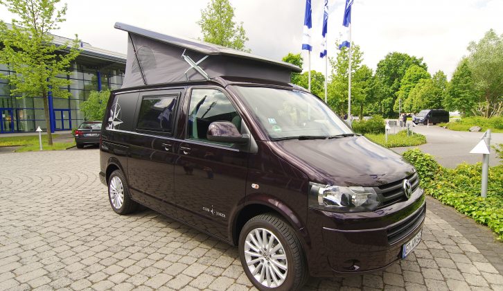 This Club Joker City with an elevating roof joins the Westfalia range for 2016
