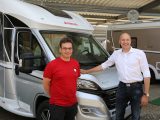 Dethleffs' new managing director, Alexander Leopold (right), talks to Practical Motorhome about the brand's aspirations, pictured with Michael Bosch, Export Manager