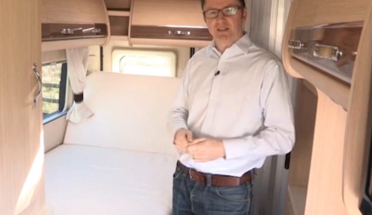 Amazingly, the Auto-Sleeper Kingham is a panel van conversion with a fixed bed