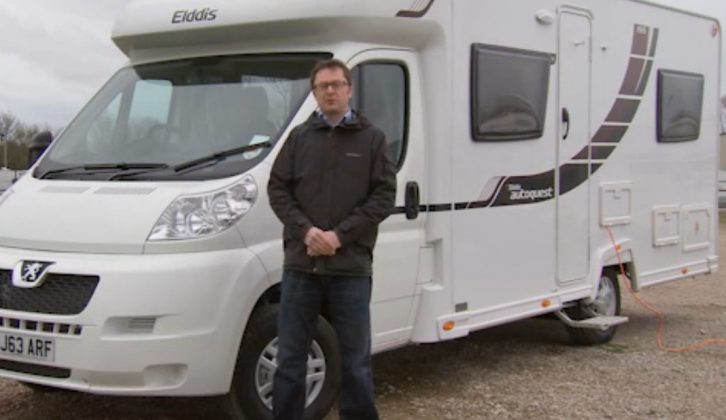 We compare the Auto-Trail to this Elddis Autoquest 155 in our French-bed motorhome TV Special