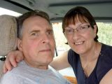 Isabel and Dave Scott can get the wheelchair into their Timberland Endeavour motorhome and find it easy to drive and to park